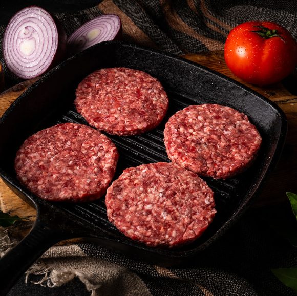 Prime Grass-Fed Beef Burgers (450g)