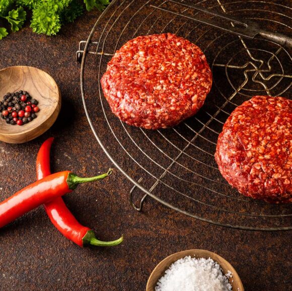 chilli beef burgers