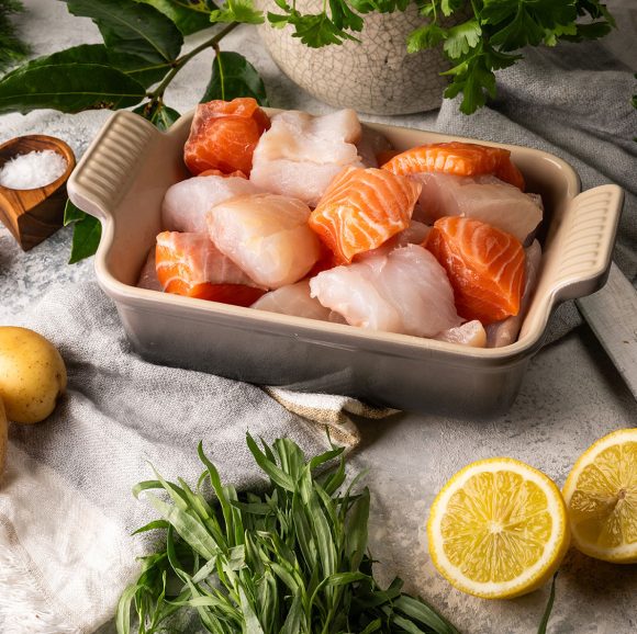 Special Fish Pie Mix, Diced, With Smoked Haddock (500g)