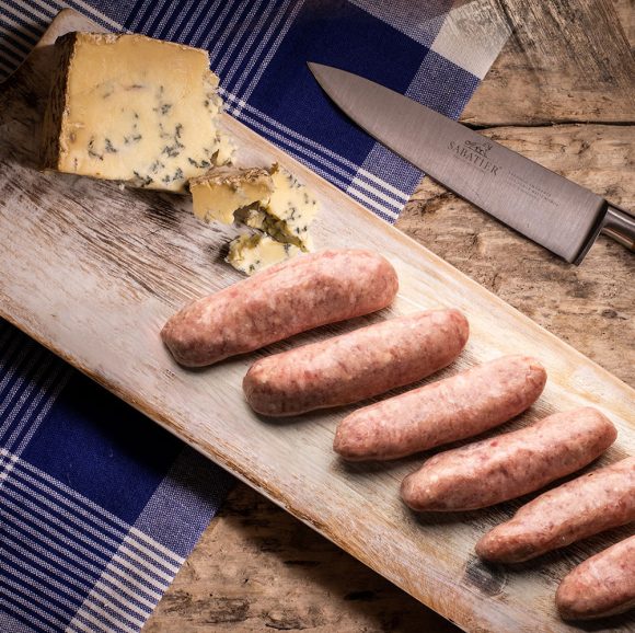 Pork and Dorset Blue Vinny Sausages (450g)