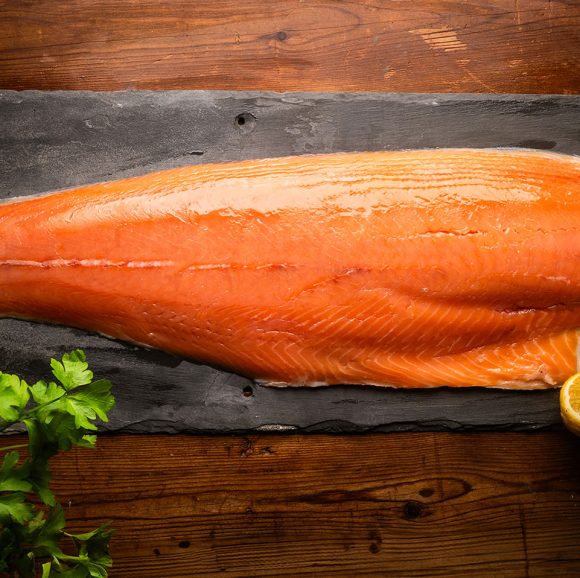 Whole Side of Scottish Smoked Salmon (900g-1.1kg)